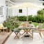 Honeybloom Haven Polyrattan Lined Basket Outdoor Planter, Large