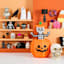 Tricky Treats White Ceramic Jack-o'-Lantern Planter, 11"
