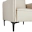 Crosby St. Ryan Faux Leather Accent Chair, Grey Leather