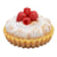 Raspberry Cake Shaped Candle