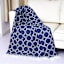 Providence Blue Link Trellis Woven Throw Blanket, 50x60