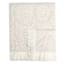 Found & Fable Neutral Arabesque Woven Throw Blanket, 50x60