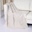 Found & Fable Neutral Arabesque Woven Throw Blanket, 50x60