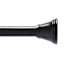 Gloria Black Shower Rod 42-72