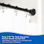 Gloria Black Shower Rod 42-72