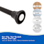 Gloria Black Shower Rod 42-72