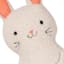Bunny Brights Bunny Shaped Easter Throw Pillow, 18"