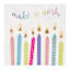 Lunch Napkin Birthday Candles/16Pkg Foil