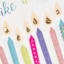 Lunch Napkin Birthday Candles/16Pkg Foil