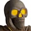 Midnight Shadows LED Skeleton Halloween Decor, 20"