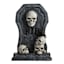 LED Tombstone with Skulls, 24"