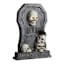 LED Tombstone with Skulls, 24"