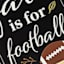 Homespun Harvest Football Tabletop Decor, 11"