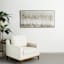 Framed Silver Trees Enhanced Canvas Wall Art, 28x56