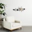 Metal & Wood Antique Wall Art, 42x18