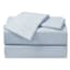 4-Piece Light Blue Cooling Microfiber Sheet Set, Full