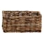 Woven Abaca Under Bed Storage Basket, Small