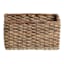 Bacburi Woven Abaca Rectangle Shelf Storage Tote, Large