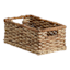 Bacburi Woven Abaca Rectangle Shelf Storage Tote, Medium