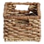 Bacburi Woven Abaca Rectangle Shelf Storage Tote, Medium