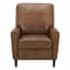 Honeybloom Harrison Push-Back Recliner, Cognac