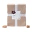 Found & Fable Beige Woven Throw Blanket with Tassels, 50x60