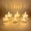 6-Pack Clear LED Tealight Candles