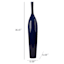 Navy Blue Ceramic Floor Vase, 37"
