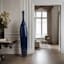 Navy Blue Ceramic Floor Vase, 37"