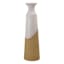 Honeybloom Two-Tone Terracotta Ceramic Floor Vase, 30"