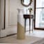 Honeybloom Two-Tone Terracotta Ceramic Floor Vase, 30"