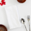 Set of 4 White Linen-Like Cotton Napkins, 18"