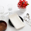 Set of 4 Ivory Linen-Like Cotton Napkins, 18"
