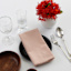Set of 4 Rose Linen-Like Cotton Napkins, 18"