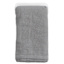 Set of 4 Grey Linen-Like Cotton Napkins, 18"