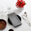 Set of 4 Grey Linen-Like Cotton Napkins, 18"