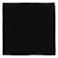 Set of 4 Black Linen-Like Cotton Napkins, 18"