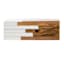 Brown And White Paneled Large Box