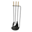 Black Metal Fireplace Tools