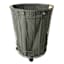 Rolling Wire Hamper Grey