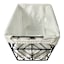 Black Metal Basket With Liner