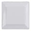 Bistro Set of 6 Super White Hard Square Porcelain Appetizer Plate, 5"