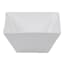 Bistro Set of 6 Super White Hard Square Porcelain Appetizer Bowl, 4.5"