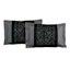 7-Piece Grey Deluxe Flocked Lace Premium Comforter Set, Queen