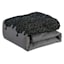 7-Piece Grey Deluxe Flocked Lace Premium Comforter Set, King