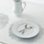 Bloom Vinyl Round Silver Placemat