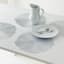 Bloom Vinyl Round Silver Placemat