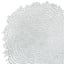 Bloom Vinyl Round Silver Placemat