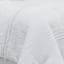 7-Piece White Embroidered Premium Comforter Set, Queen