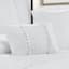 7-Piece White Embroidered Premium Comforter Set, Queen